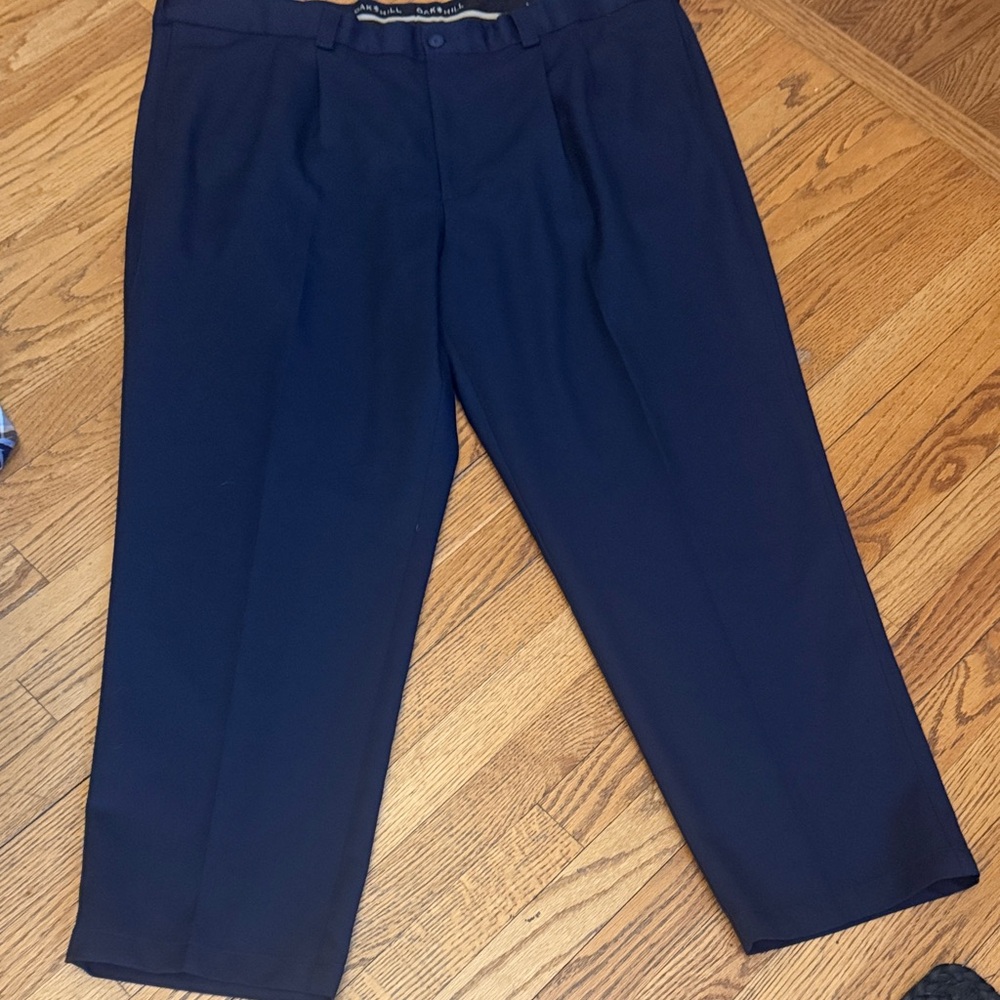 Elegant Men's Dark Blue Dress Pants